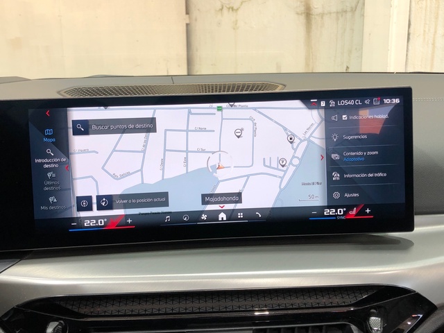 BMW Serie 4 M440i Cabrio color Azul. Año 2024. 275KW(374CV). Gasolina. En concesionario Movilnorte El Plantio de Madrid
