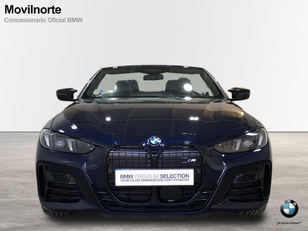 Fotos de BMW Serie 4 M440i Cabrio color Azul. Año 2024. 275KW(374CV). Gasolina. En concesionario Movilnorte El Plantio de Madrid