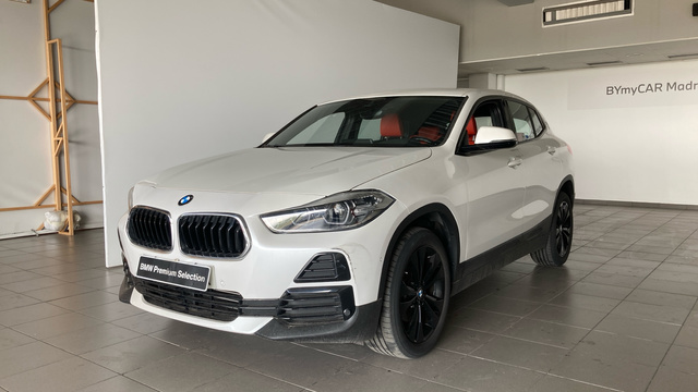 BMW X2 sDrive18d color Blanco. Año 2022. 110KW(150CV). Diésel. En concesionario BYmyCAR Madrid - Alcalá de Madrid