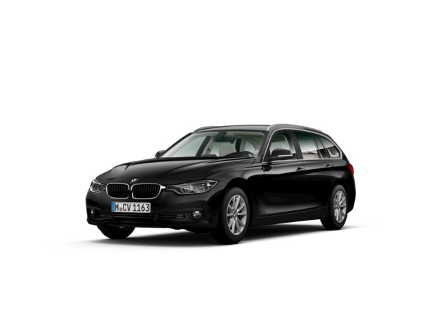 BMW Serie 3 318d Touring color Negro. Año 2018. 110KW(150CV). Diésel. En concesionario Ceres Motor S.L. de Cáceres