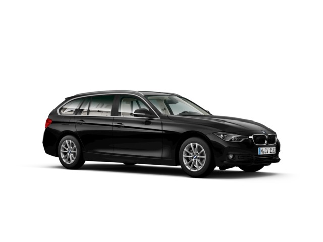 BMW Serie 3 318d Touring color Negro. Año 2018. 110KW(150CV). Diésel. En concesionario Ceres Motor S.L. de Cáceres