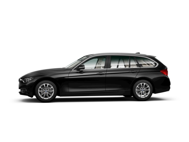 BMW Serie 3 318d Touring color Negro. Año 2018. 110KW(150CV). Diésel. En concesionario Ceres Motor S.L. de Cáceres