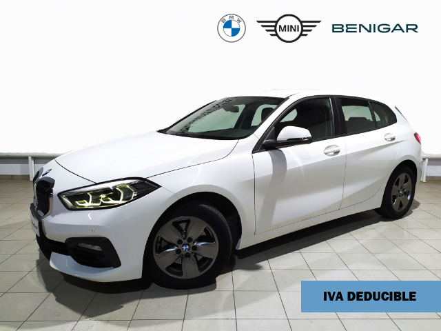 BMW Serie 1 116d color Blanco. Año 2020. 85KW(116CV). Diésel. En concesionario Hispamovil Elche de Alicante