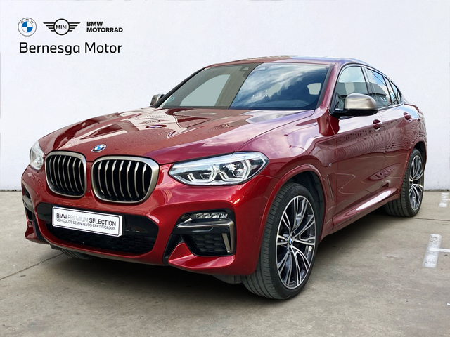 BMW X4 M40d color Rojo. Año 2020. 240KW(326CV). Diésel. En concesionario Bernesga Motor León (Bmw y Mini) de León