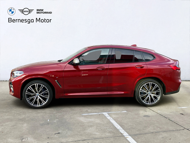 BMW X4 M40d color Rojo. Año 2020. 240KW(326CV). Diésel. En concesionario Bernesga Motor León (Bmw y Mini) de León