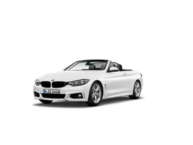 BMW Serie 4 420d Cabrio color Blanco. Año 2020. 140KW(190CV). Diésel. En concesionario BYmyCAR Madrid - Alcalá de Madrid