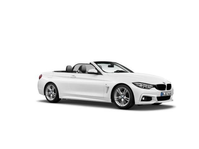 BMW Serie 4 420d Cabrio color Blanco. Año 2020. 140KW(190CV). Diésel. En concesionario BYmyCAR Madrid - Alcalá de Madrid