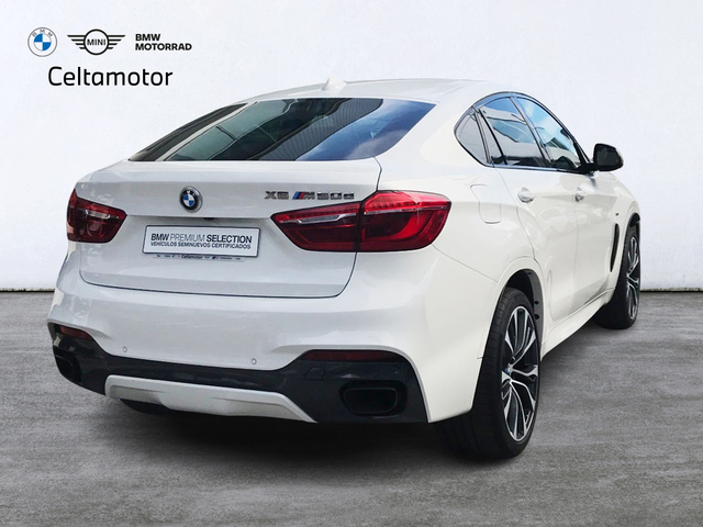 BMW X6 xDrive M50d color Blanco. Año 2018. 280KW(381CV). Diésel. En concesionario Celtamotor Vigo  de Pontevedra