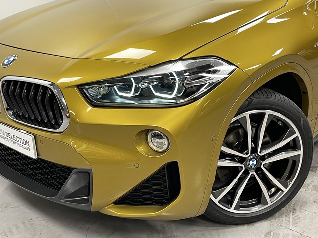 BMW X2 sDrive18d color Oro. Año 2020. 110KW(150CV). Diésel. En concesionario Maberauto de Castellón