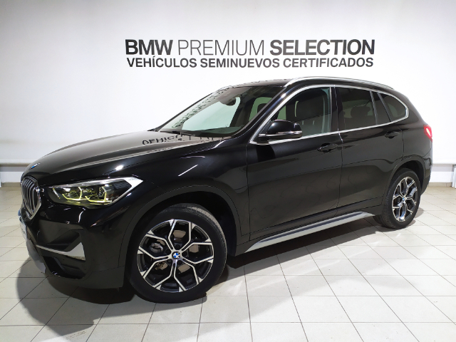 BMW X1 sDrive18d color Negro. Año 2019. 110KW(150CV). Diésel. En concesionario Hispamovil Elche de Alicante