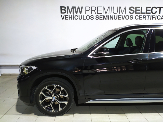 BMW X1 sDrive18d color Negro. Año 2019. 110KW(150CV). Diésel. En concesionario Hispamovil Elche de Alicante