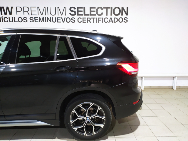 BMW X1 sDrive18d color Negro. Año 2019. 110KW(150CV). Diésel. En concesionario Hispamovil Elche de Alicante