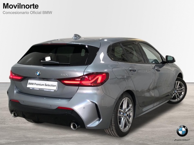 BMW Serie 1 118d color Gris. Año 2023. 110KW(150CV). Diésel. En concesionario Movilnorte El Plantio de Madrid