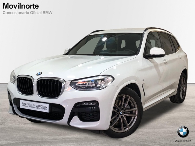 BMW X3 xDrive20d color Blanco. Año 2020. 140KW(190CV). Diésel. En concesionario Movilnorte El Plantio de Madrid