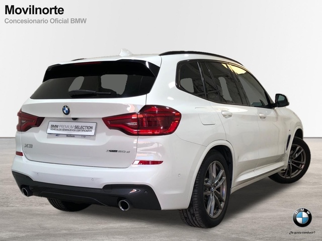 BMW X3 xDrive20d color Blanco. Año 2020. 140KW(190CV). Diésel. En concesionario Movilnorte El Plantio de Madrid