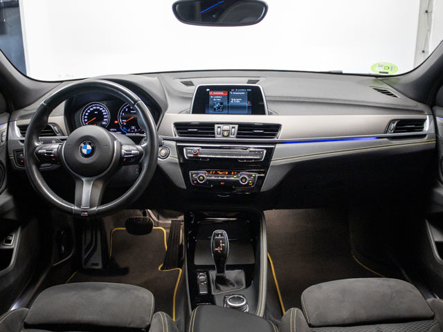 BMW X2 sDrive20i color Negro. Año 2018. 141KW(192CV). Gasolina. En concesionario Fuenteolid de Valladolid