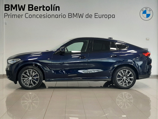 BMW X6 xDrive40d color Azul. Año 2021. 250KW(340CV). Diésel. En concesionario Automoviles Bertolin, S.L. de Valencia