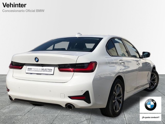 BMW Serie 3 318d color Blanco. Año 2020. 110KW(150CV). Diésel. En concesionario Vehinter Getafe de Madrid