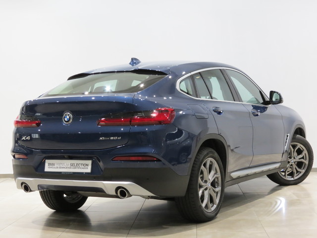 BMW X4 xDrive20d color Azul. Año 2020. 140KW(190CV). Diésel. En concesionario GANDIA Automoviles Fersan, S.A. de Valencia