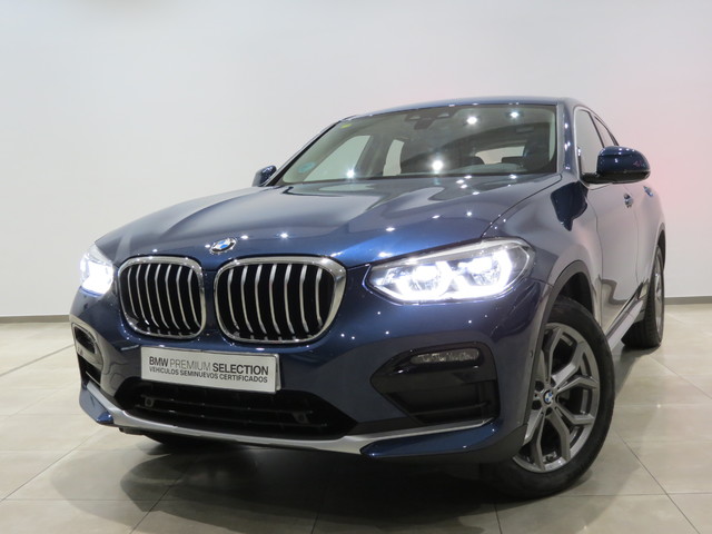 BMW X4 xDrive20d color Azul. Año 2020. 140KW(190CV). Diésel. En concesionario GANDIA Automoviles Fersan, S.A. de Valencia