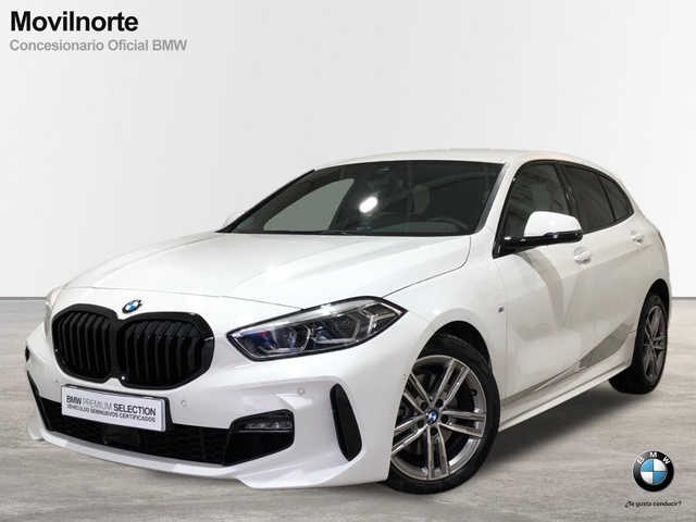 BMW Serie 1 118d color Blanco. Año 2023. 110KW(150CV). Diésel. En concesionario Movilnorte El Plantio de Madrid