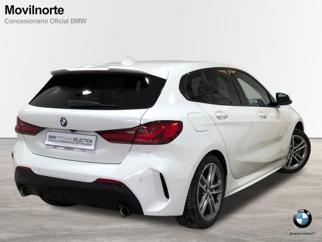 BMW Serie 1 118d color Blanco. Año 2023. 110KW(150CV). Diésel. En concesionario Movilnorte El Plantio de Madrid