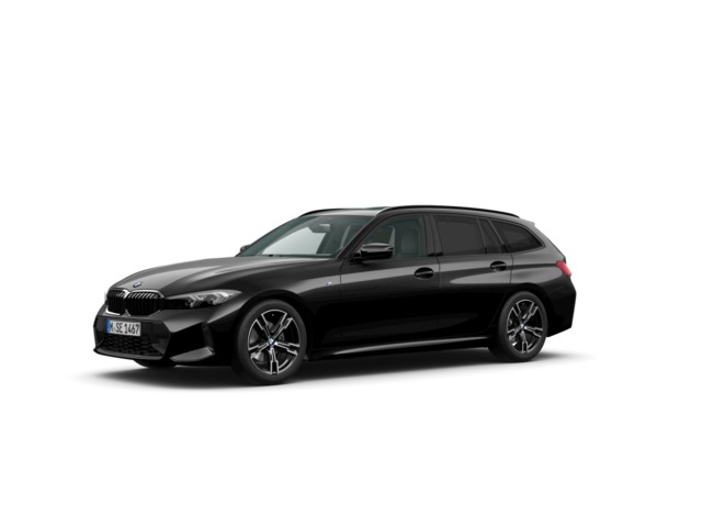 BMW Serie 3 320d Touring color Negro. Año 2024. 140KW(190CV). Diésel. En concesionario Oliva Motor Tarragona de Tarragona