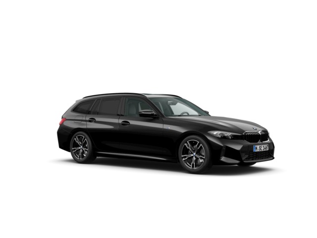 BMW Serie 3 320d Touring color Negro. Año 2024. 140KW(190CV). Diésel. En concesionario Oliva Motor Tarragona de Tarragona