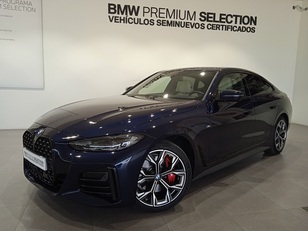 Fotos de BMW Serie 4 420d Gran Coupe color Azul. Año 2023. 140KW(190CV). Diésel. En concesionario ALBAMOCION CIUDAD REAL  de Ciudad Real