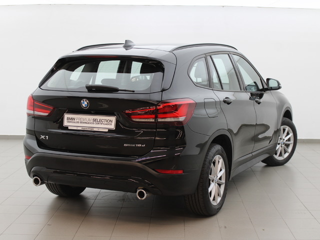 BMW X1 sDrive18d color Negro. Año 2020. 110KW(150CV). Diésel. En concesionario Augusta Aragon S.A. de Zaragoza