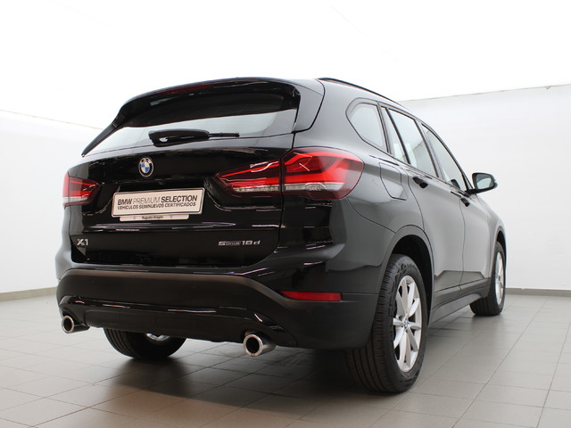 BMW X1 sDrive18d color Negro. Año 2020. 110KW(150CV). Diésel. En concesionario Augusta Aragon S.A. de Zaragoza