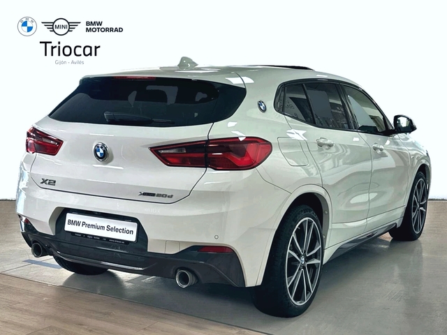 BMW X2 xDrive20d color Blanco. Año 2019. 140KW(190CV). Diésel. En concesionario Triocar Gijón (Bmw y Mini) de Asturias