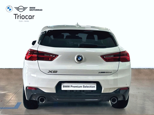 BMW X2 xDrive20d color Blanco. Año 2019. 140KW(190CV). Diésel. En concesionario Triocar Gijón (Bmw y Mini) de Asturias