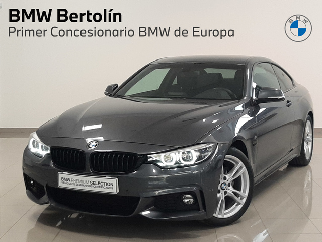 BMW Serie 4 420i Coupe color Gris. Año 2020. 135KW(184CV). Gasolina. En concesionario Automoviles Bertolin, S.L. de Valencia