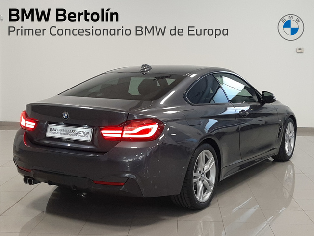 BMW Serie 4 420i Coupe color Gris. Año 2020. 135KW(184CV). Gasolina. En concesionario Automoviles Bertolin, S.L. de Valencia