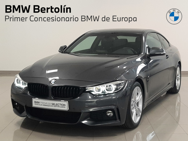 BMW Serie 4 420i Coupe color Gris. Año 2020. 135KW(184CV). Gasolina. En concesionario Automoviles Bertolin, S.L. de Valencia