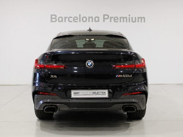 BMW X4 M40d color Negro. Año 2018. 240KW(326CV). Diésel. En concesionario Barcelona Premium -- GRAN VIA de Barcelona