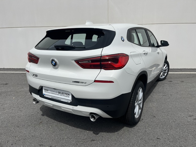 BMW X2 sDrive18d color Blanco. Año 2019. 110KW(150CV). Diésel. En concesionario Novomóvil Oleiros de Coruña