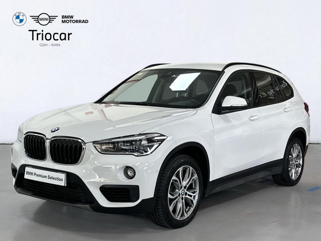 BMW X1 sDrive20i color Blanco. Año 2019. 141KW(192CV). Gasolina. En concesionario Triocar Gijón (Bmw y Mini) de Asturias