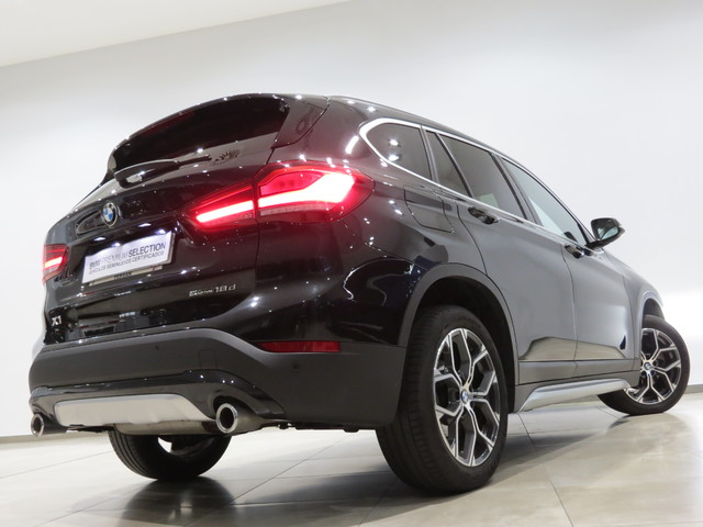 BMW X1 sDrive18d color Negro. Año 2020. 110KW(150CV). Diésel. En concesionario GANDIA Automoviles Fersan, S.A. de Valencia