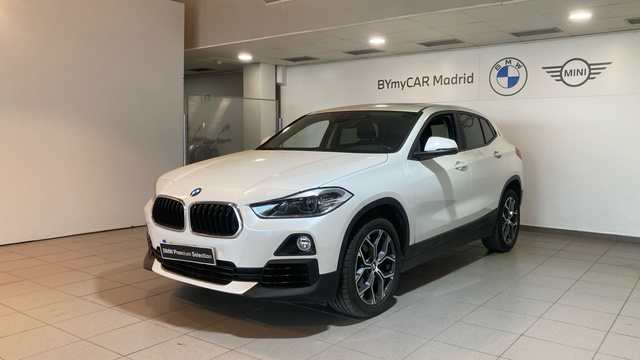 BMW X2 sDrive18i color Blanco. Año 2020. 103KW(140CV). Gasolina. En concesionario BYmyCAR Madrid - Alcalá de Madrid