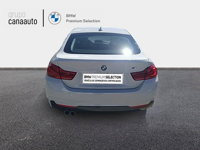 BMW Serie 4 420i Gran Coupe color Blanco. Año 2018. 135KW(184CV). Gasolina. En concesionario CANAAUTO - TACO de Sta. C. Tenerife