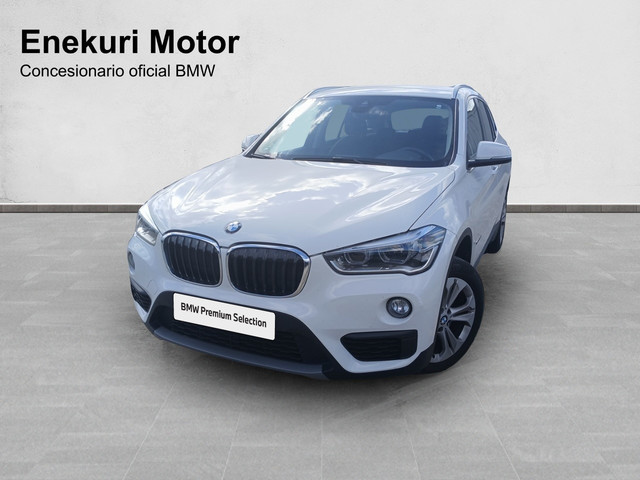 BMW X1 sDrive18d color Blanco. Año 2016. 110KW(150CV). Diésel. En concesionario Enekuri Motor de Vizcaya