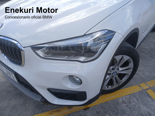 BMW X1 sDrive18d color Blanco. Año 2016. 110KW(150CV). Diésel. En concesionario Enekuri Motor de Vizcaya