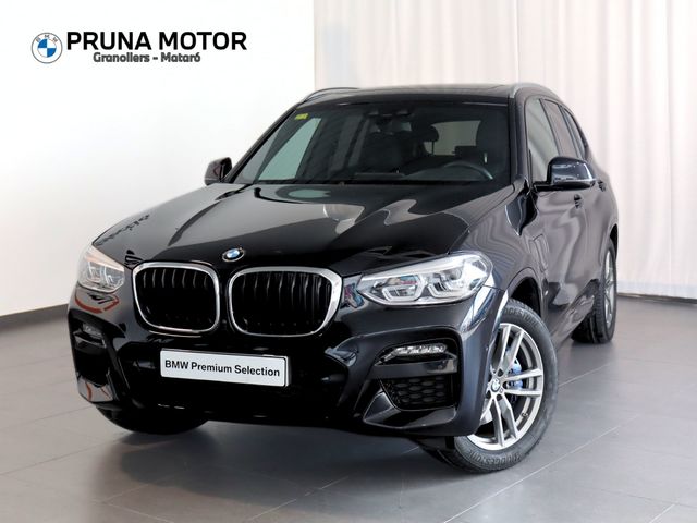 BMW X3 xDrive30e color Negro. Año 2020. 215KW(292CV). Híbrido Electro/Gasolina. En concesionario Pruna Motor de Barcelona