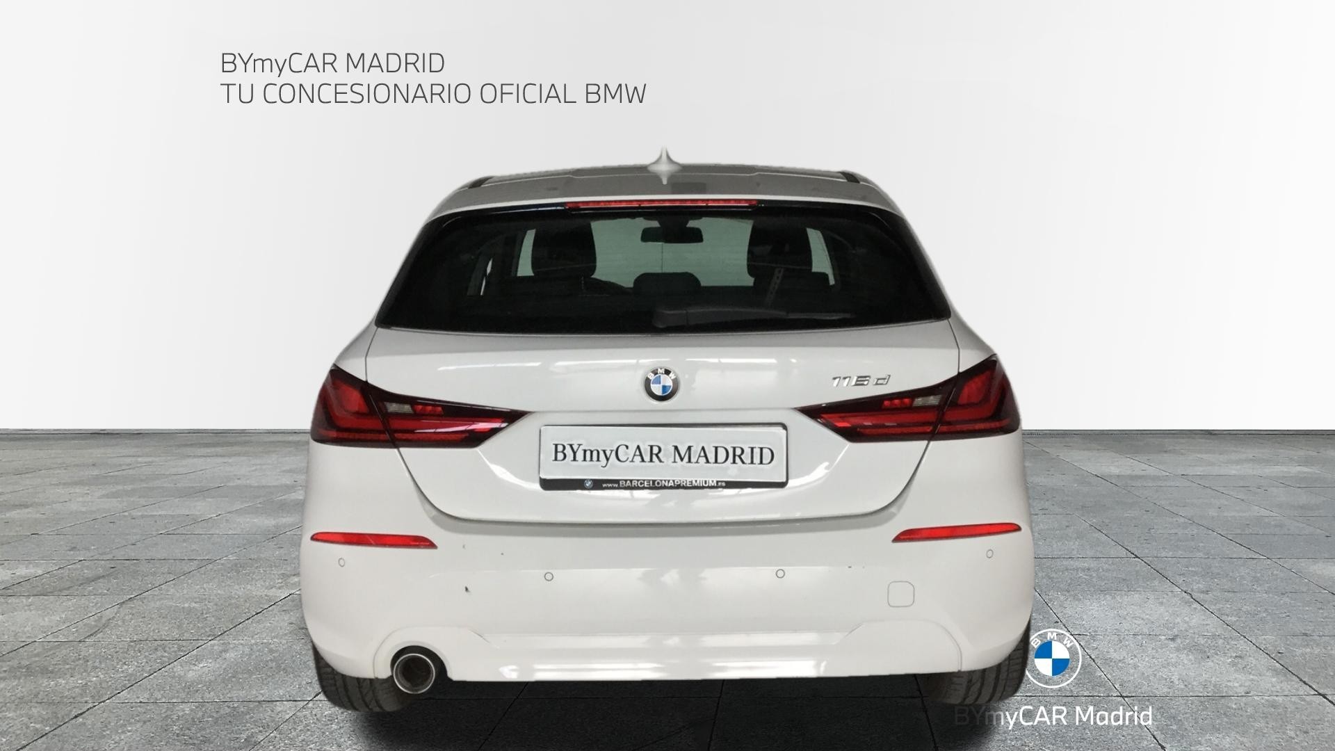 BMW Serie 1 116d color Blanco. Año 2020. 85KW(116CV). Diésel. En concesionario BYmyCAR Madrid - Alcalá de Madrid