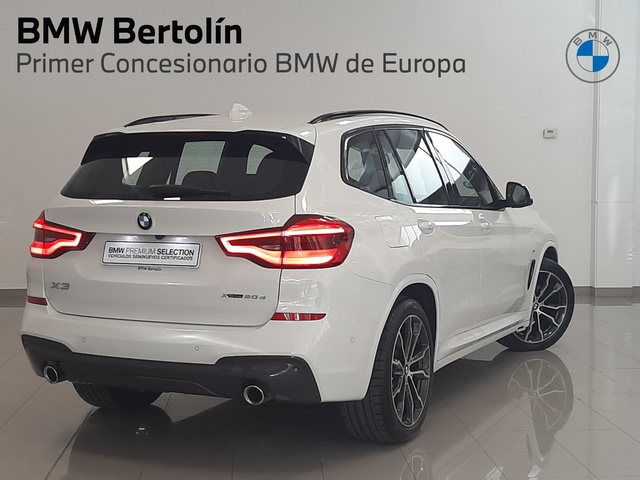 BMW X3 xDrive20d color Blanco. Año 2021. 140KW(190CV). Diésel. En concesionario Automoviles Bertolin S.L. de Valencia