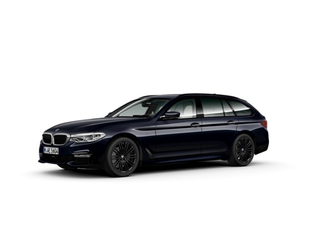 BMW Serie 5 520d Touring color Negro. Año 2018. 140KW(190CV). Diésel. En concesionario Movilnorte El Plantio de Madrid