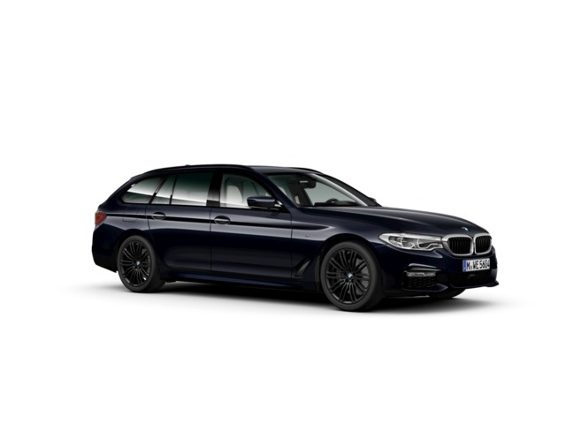 BMW Serie 5 520d Touring color Negro. Año 2018. 140KW(190CV). Diésel. En concesionario Movilnorte El Plantio de Madrid