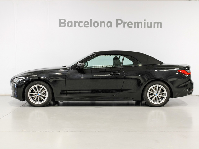 BMW Serie 4 420i Cabrio color Negro. Año 2024. 135KW(184CV). Gasolina. En concesionario Barcelona Premium -- GRAN VIA de Barcelona